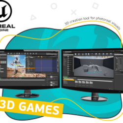 Unreal Engine 4. Ойын қозғалтқышы - Школа программирования для детей, компьютерные курсы для школьников, начинающих и подростков - KIBERone г. Шымкент
