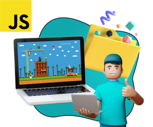 JavaScript бағдарламалау. Ойындар жасауды үйрену! - Школа программирования для детей, компьютерные курсы для школьников, начинающих и подростков - KIBERone г. Шымкент
