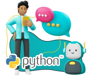 Python - да ақылды чат-бот - Школа программирования для детей, компьютерные курсы для школьников, начинающих и подростков - KIBERone г. Шымкент